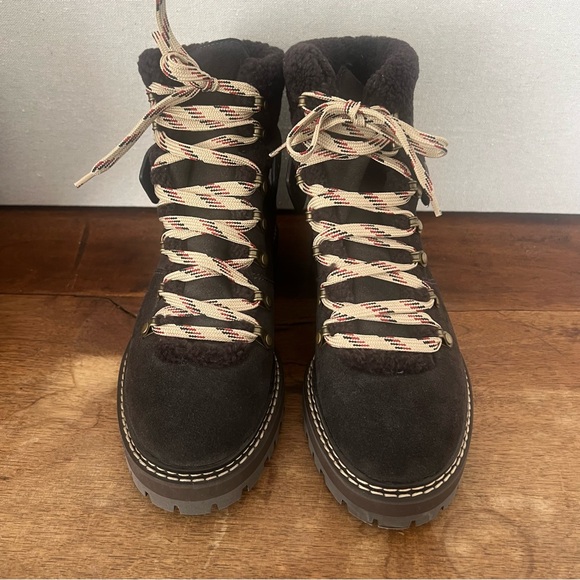 NWOT See By Chloe Women's Eileen Walk Lace Up Hiker Boots-Size 39 - Picture 7 of 11
